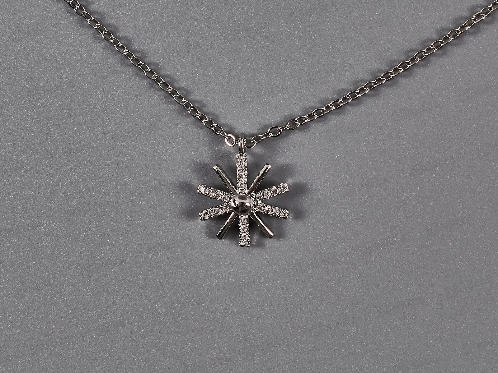 Цепочка на шею подвеска &quotЭльза&quot 20см 684-0571