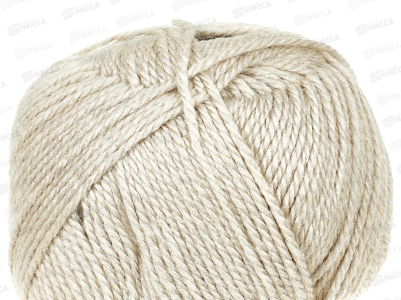 Пряжа Гармония 188 Топл-молоко 50шерсть 50акрил 100гр 245м