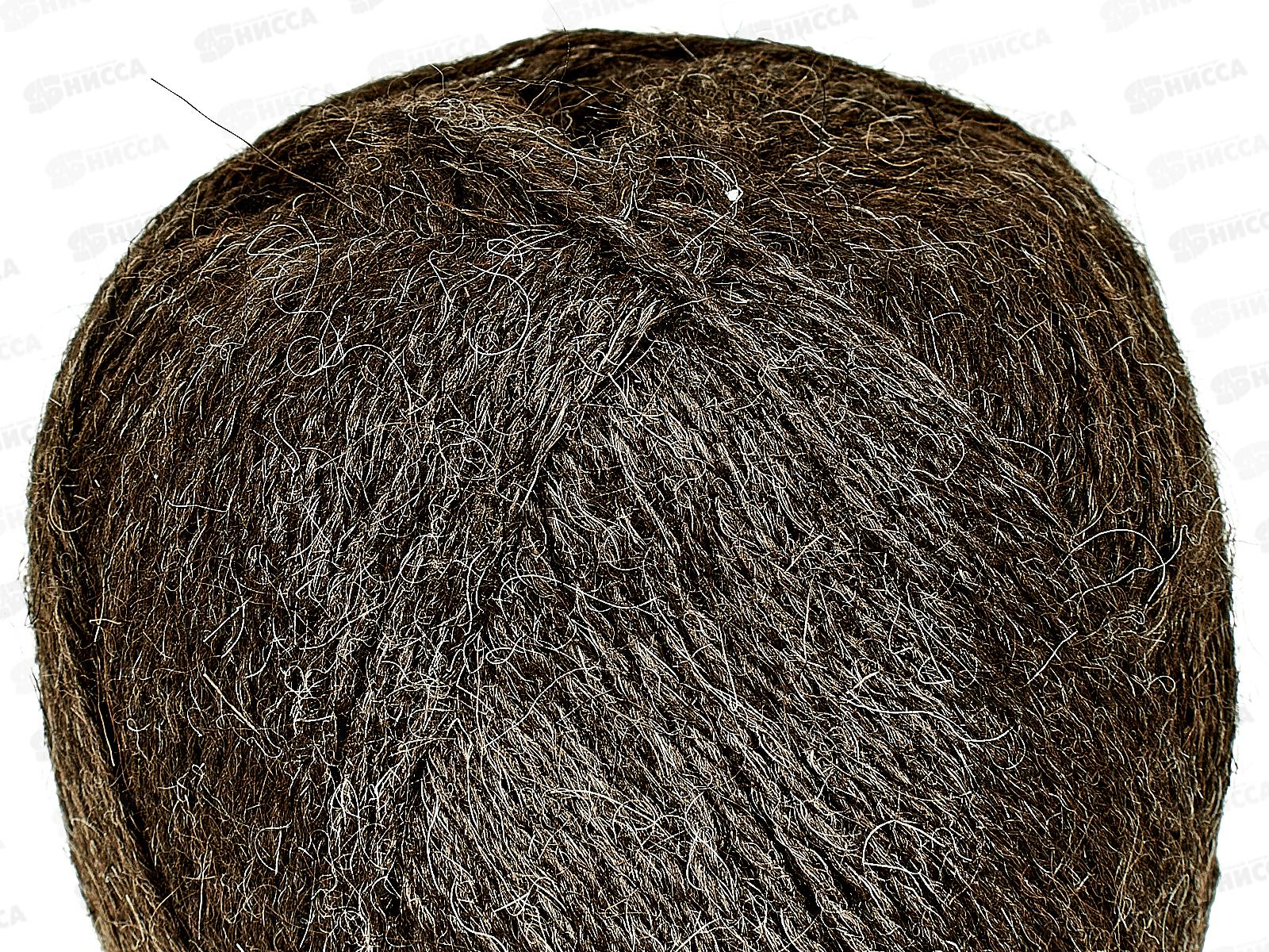 Пряжа Околица 063 Шоколад 100гр шерсть 90% акрил 10% 250м