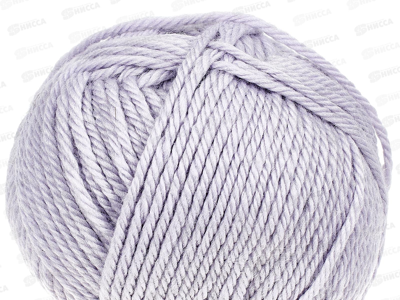 Пряжа Флорис 106 Жемчужный меринос95%акрил5% 100гр 150м