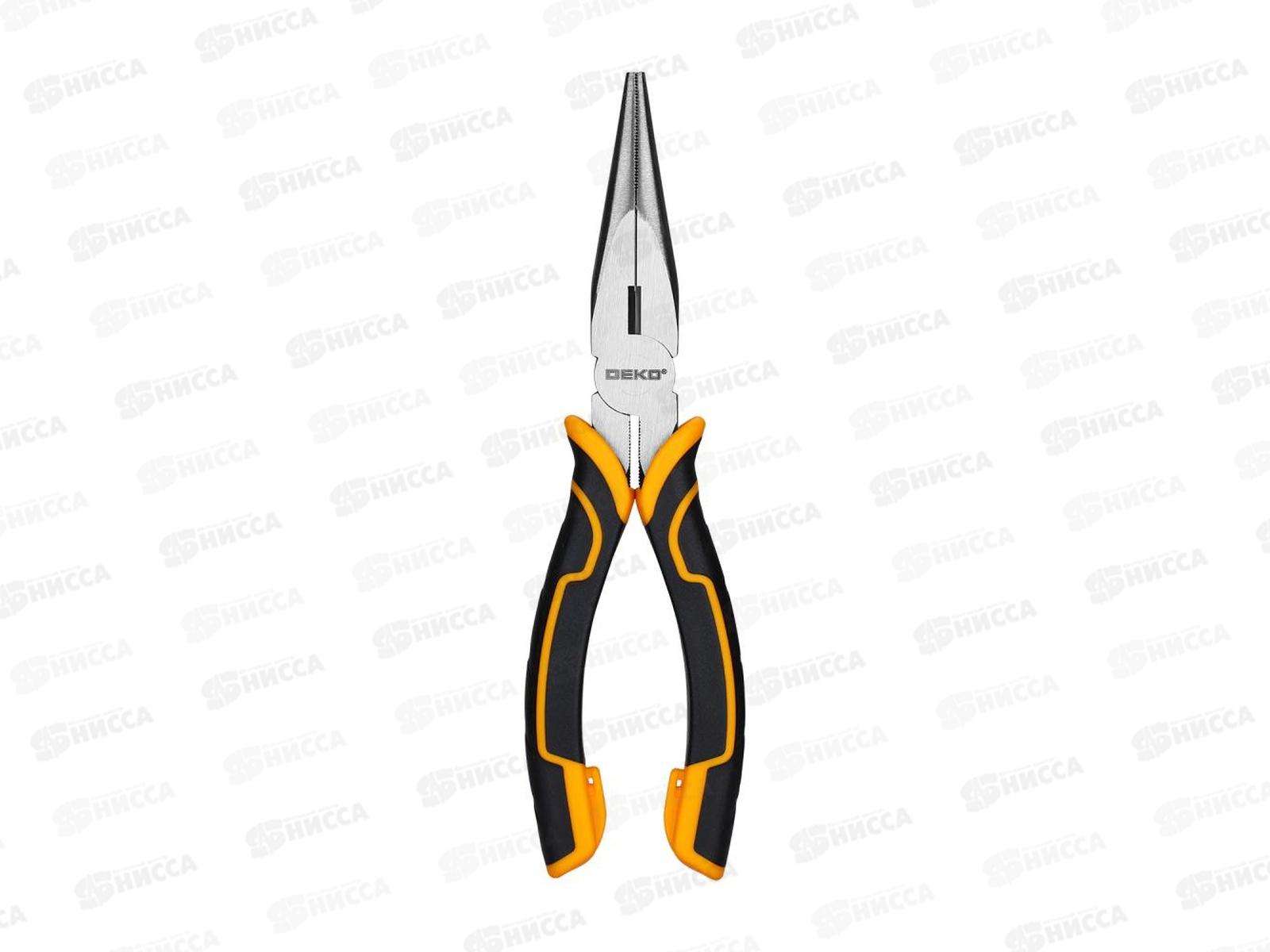 Длинногубцы 200мм, DEKO DKP08