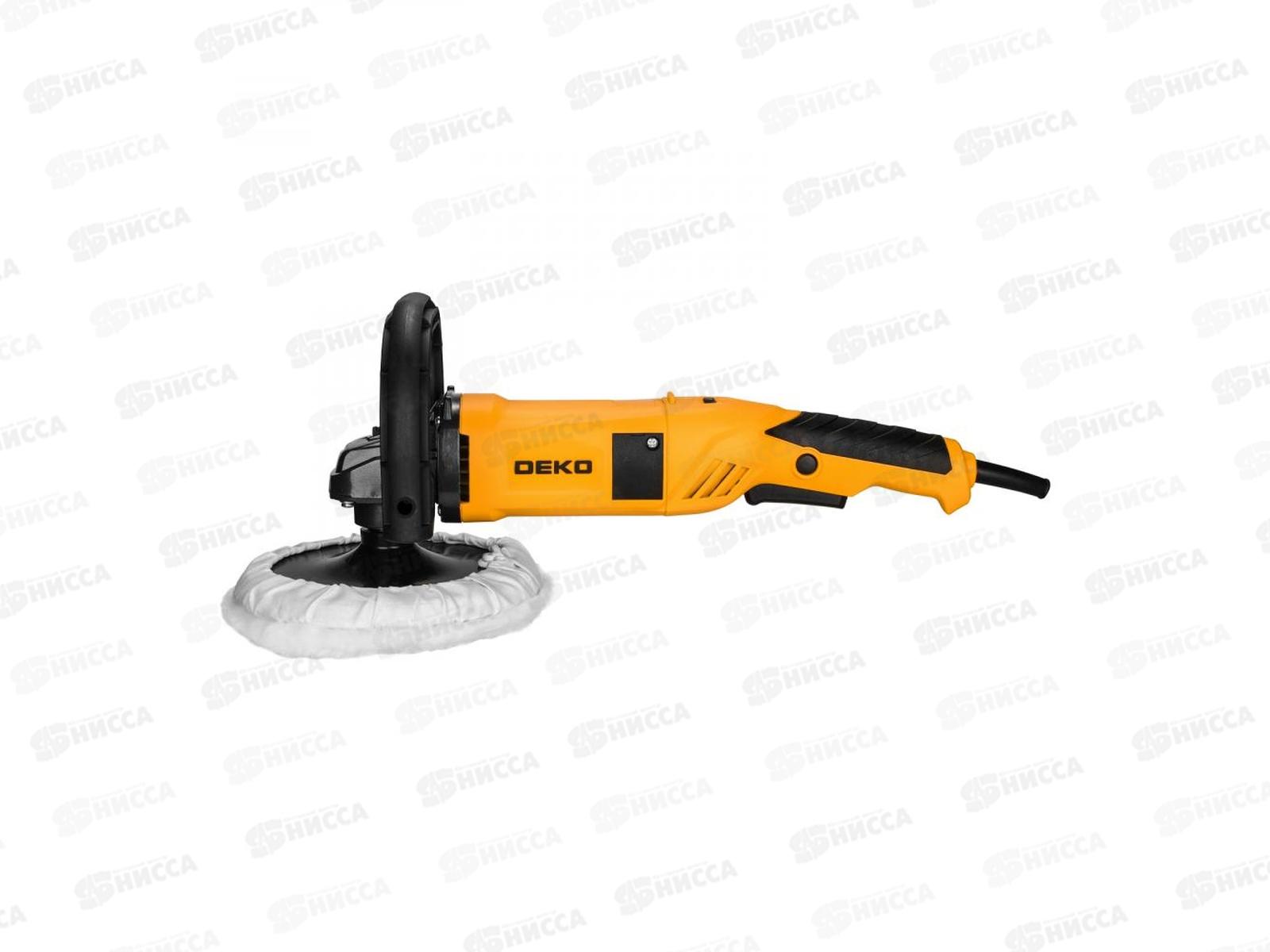 Машина полировальная 1500Вт 180мм, DEKO DKP1500