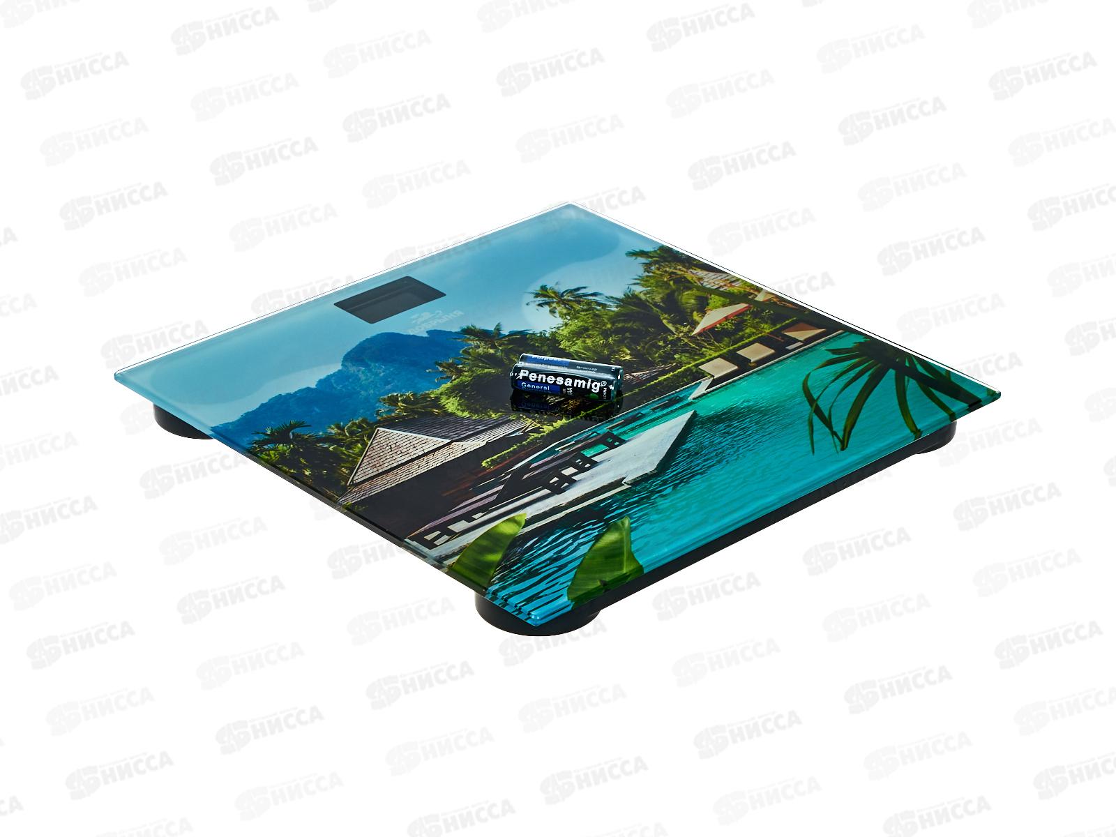 Весы  DO-3006O (180 кг)электронные (Тропическая лагуна) Добрыня