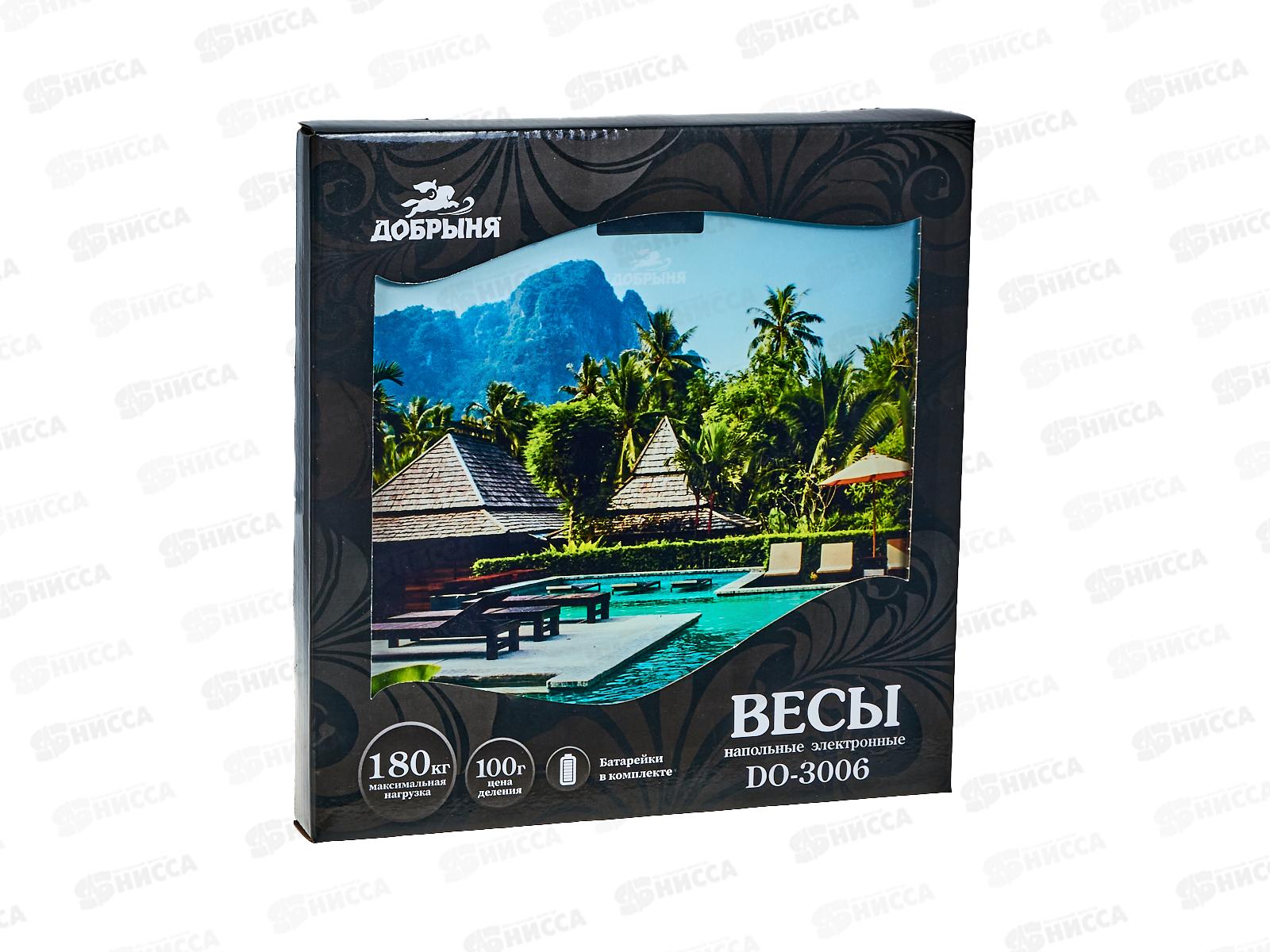 Весы  DO-3006O (180 кг)электронные (Тропическая лагуна) Добрыня