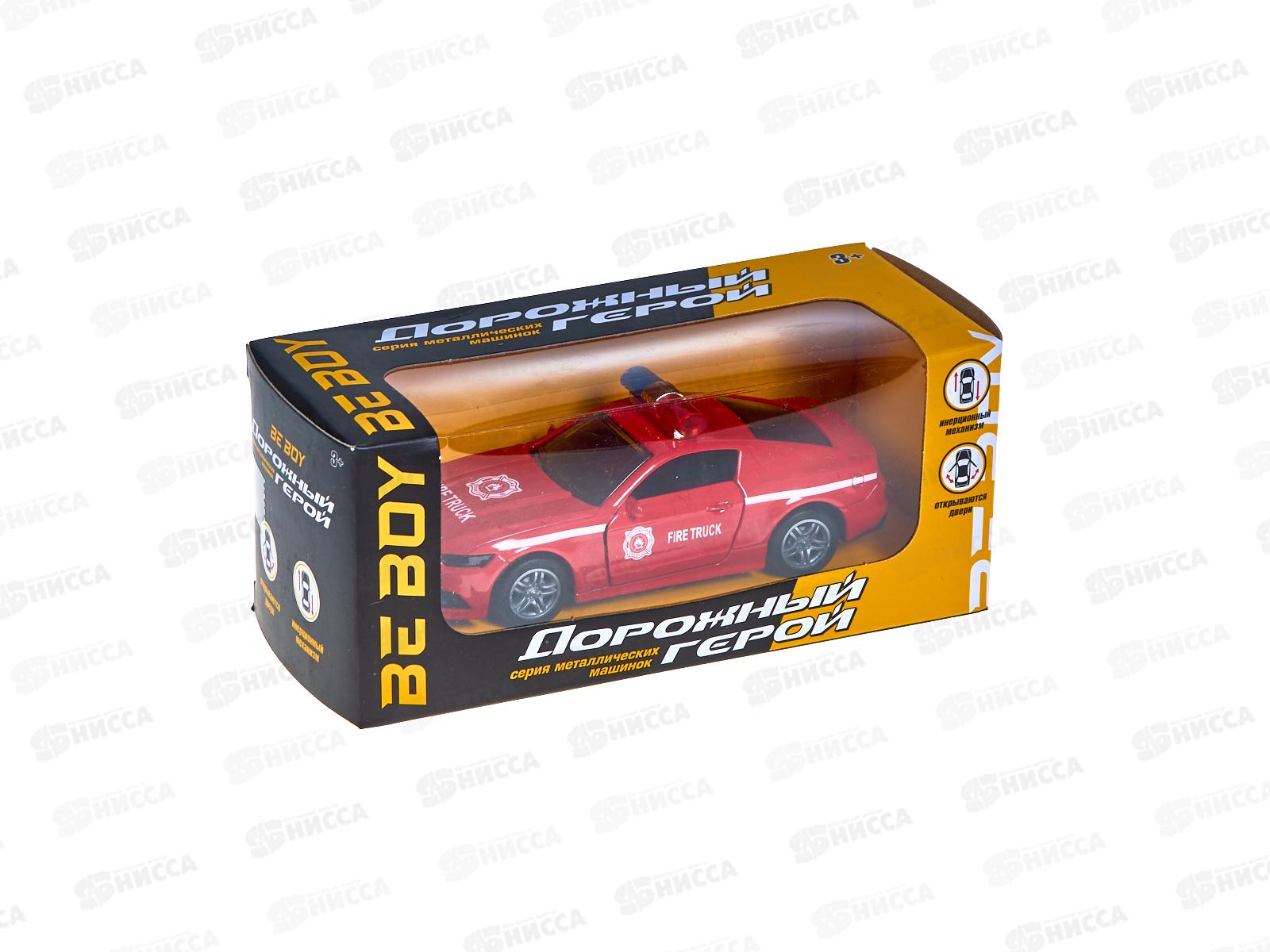 Машинка инерционная &quotBeBoy&quot (металл) IT108758, красный, 16*6*7см в коробке