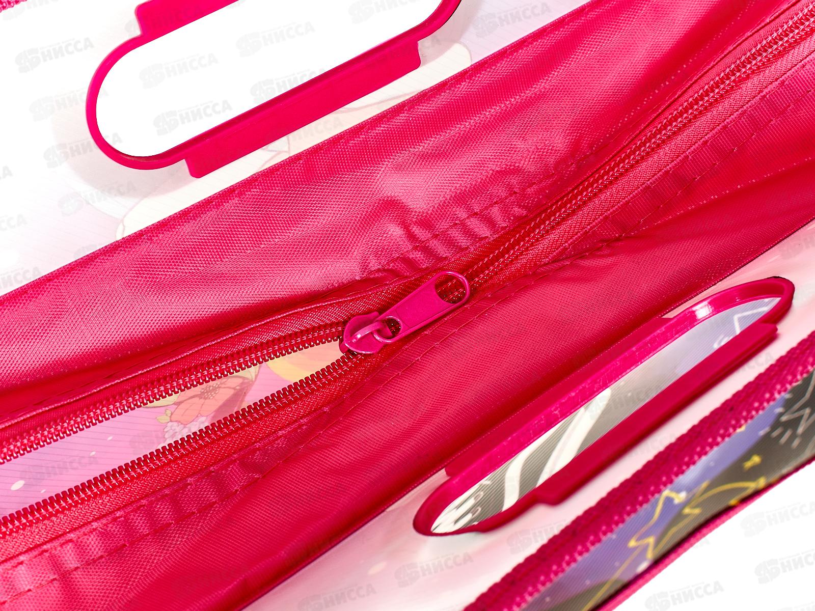 Папка для тетрадей Alingar A4 Яркие кеды, 1 отдел, молния.  AL10449