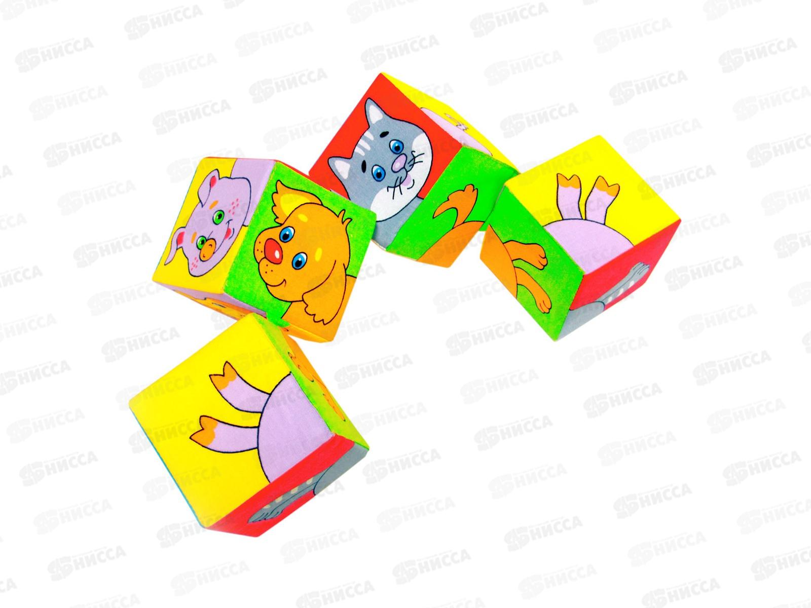 Мякиши кубики Собери картинку (Домашние животные)  209