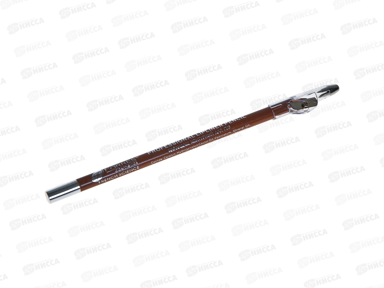 Farres карандаш для губ с точилкой W207-047 coffe *12