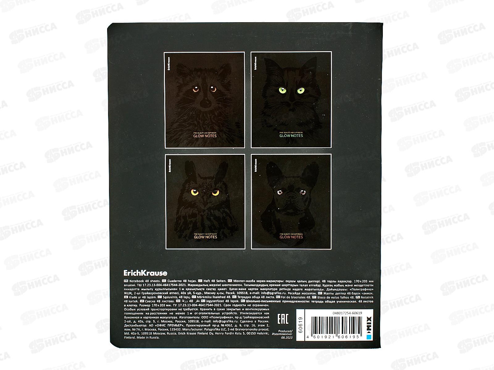 Тетрадь 48листов клетка  ПОЛИ Gaze 60619 *5/100