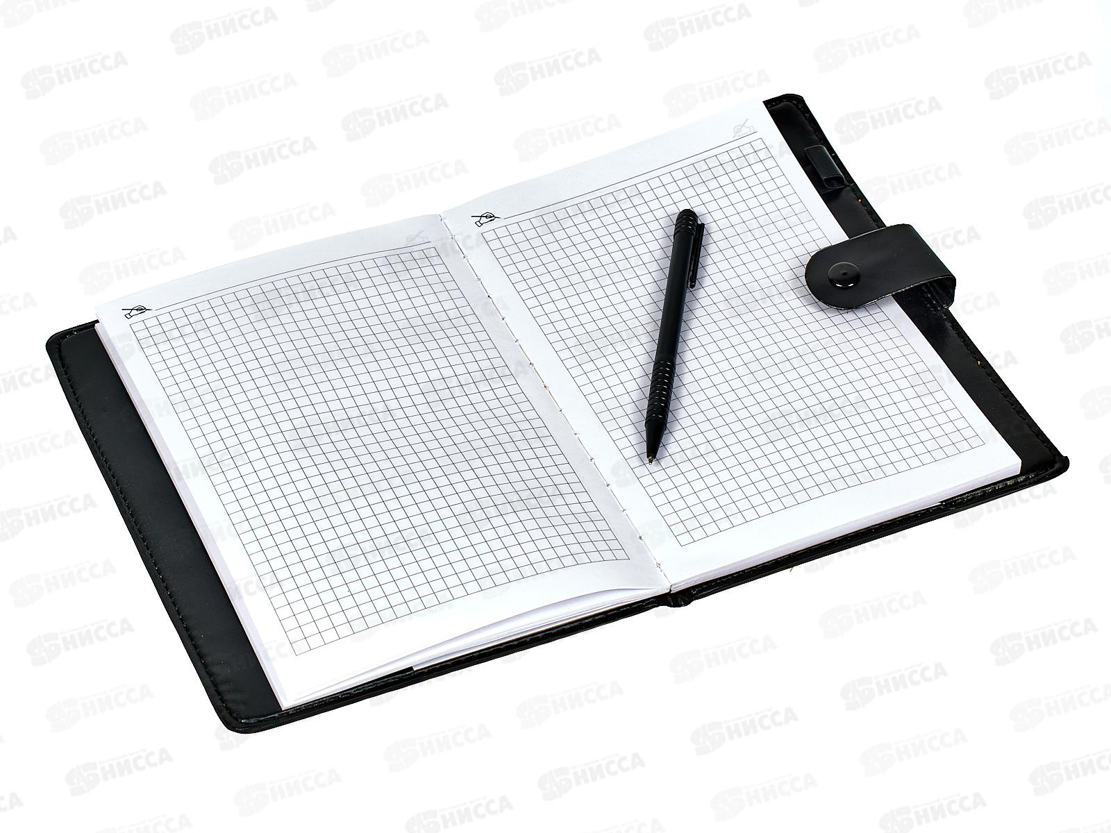 Ежедневник Basir кож.зам.,черный,МС-5180*48