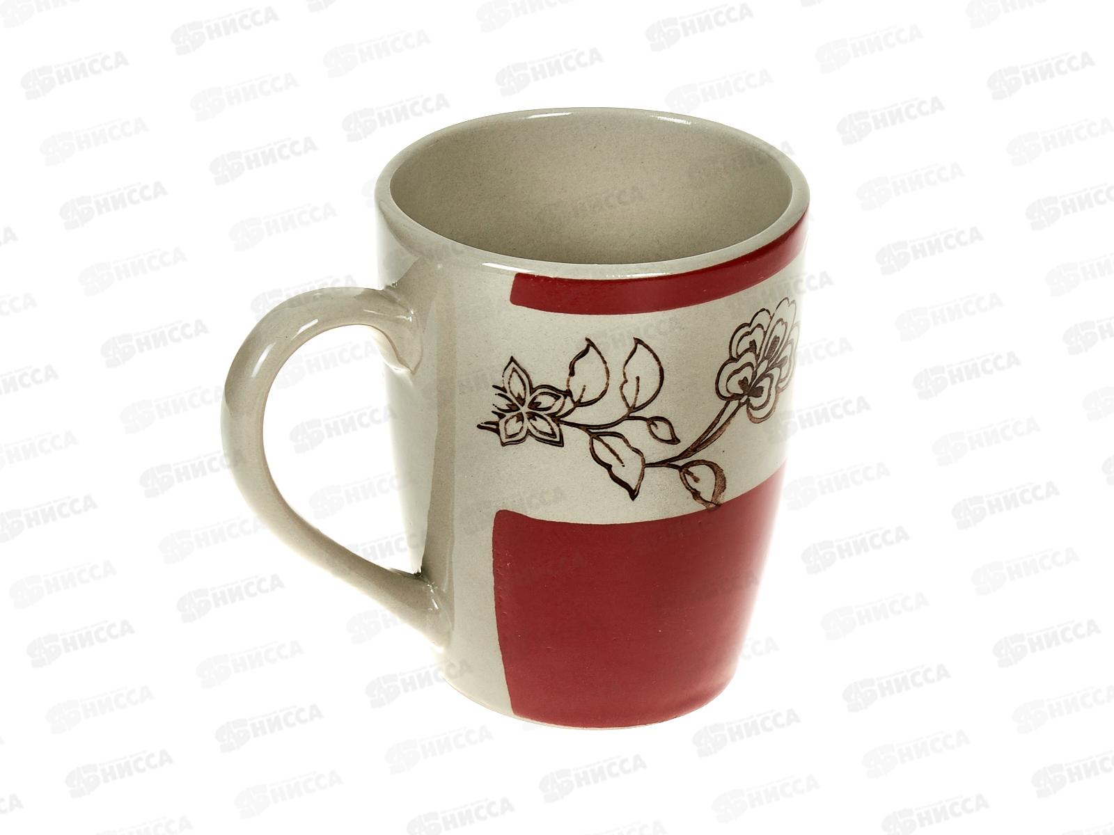 Кружка RX007 360мл Розовый ситец 2 бочка 178094 *48