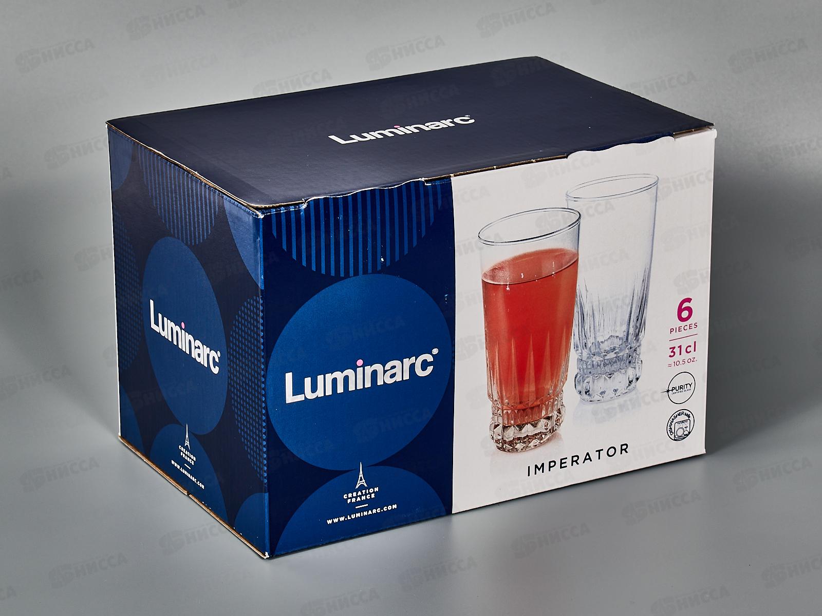 Набор стаканов Император 6шт 310мл высокие Q5984