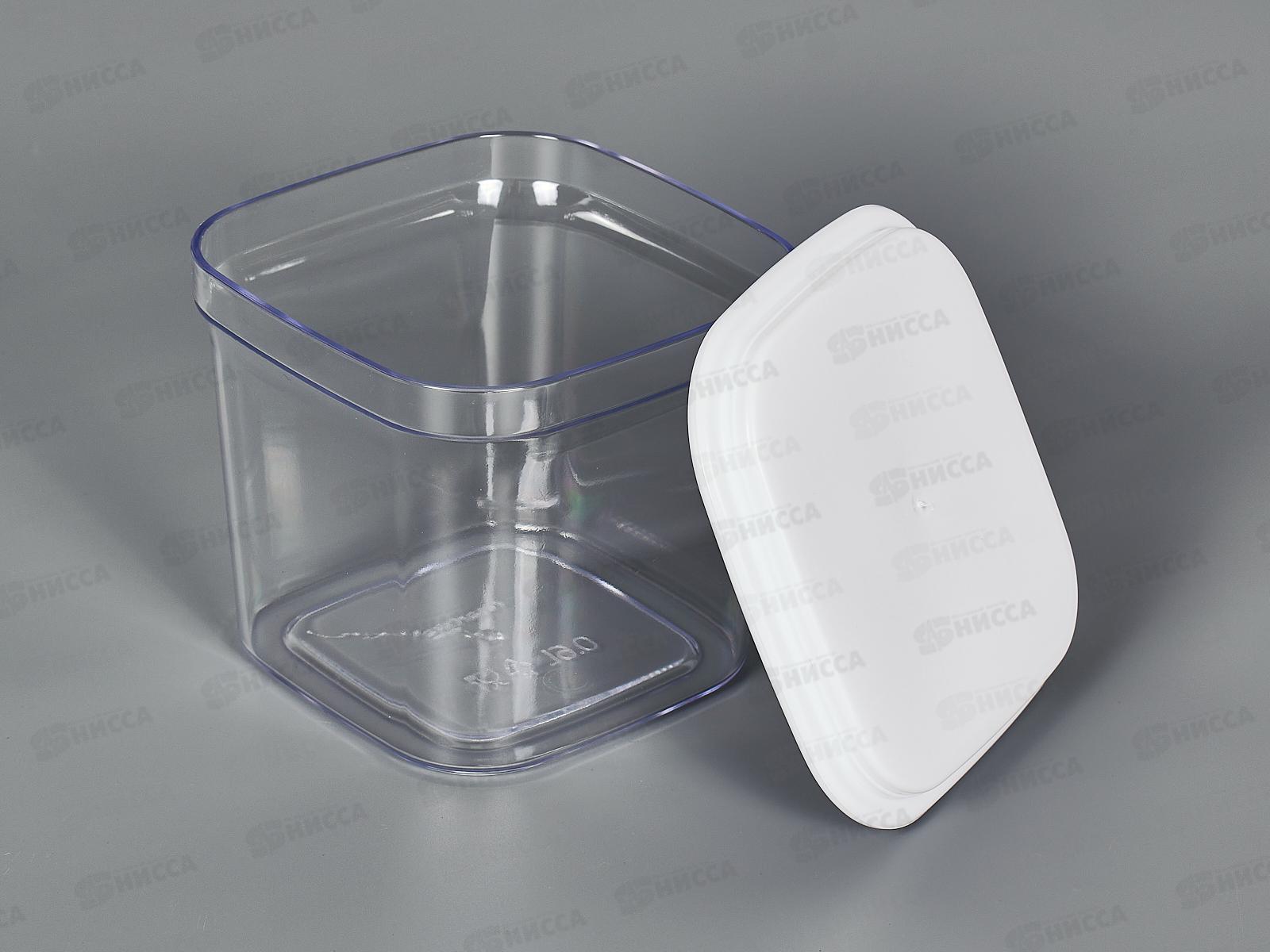 Контейнер для сыпучих продуктов Смарт 0,6л белый С413Бел *16