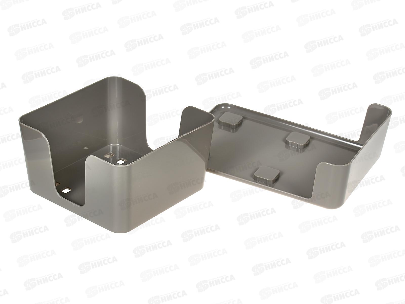 Салфетница с отделением для специй Смарт Пыльно-серая С944Псер