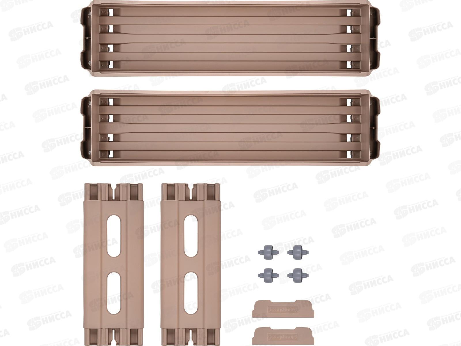 Этажерка  2-х секц. Keeplex на колесиках KL383712005