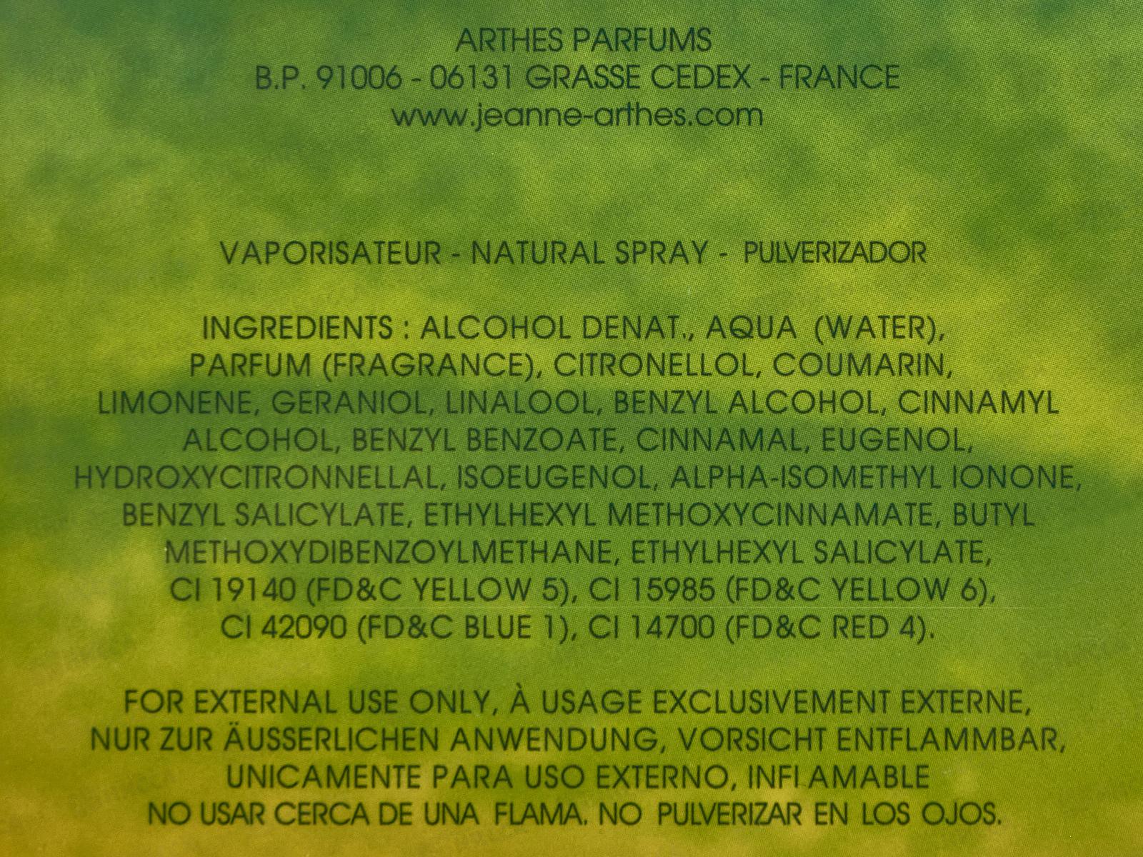 Jeanne Arthes Cassandra, т/в 100мл женская М