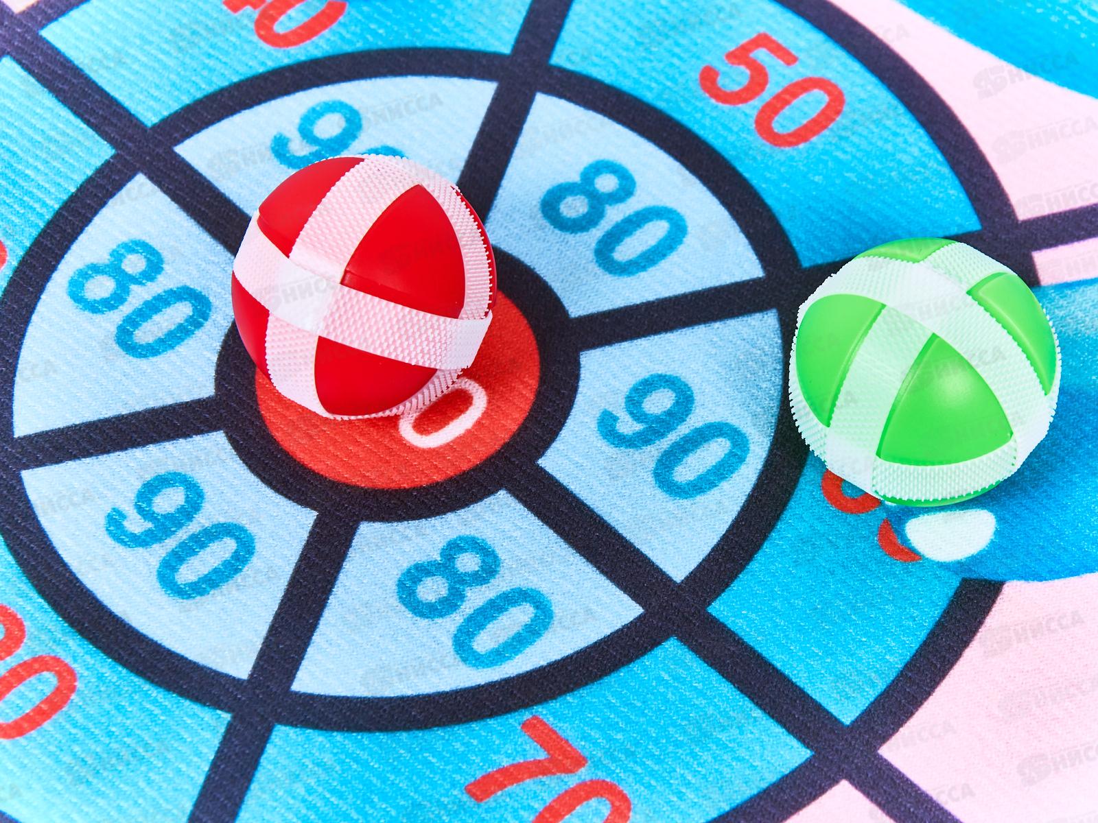 Дартс №3355-7 &quotДинозаврик&quot с шариками липучками, пакет 49*34*3,5