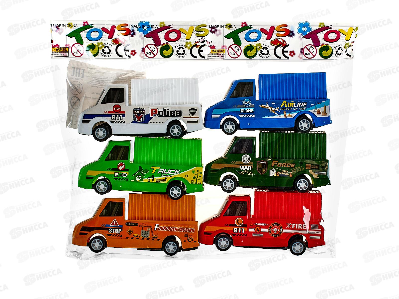 Набор спецтехники №399-754G, 6шт, пакет 23*18