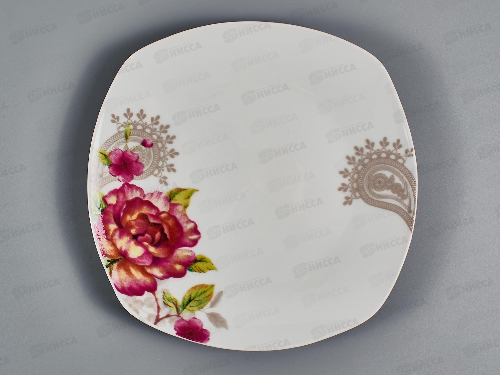 Набор столовый 19пр Вернисаж квадратные тарелки 19к-9015 *1/12