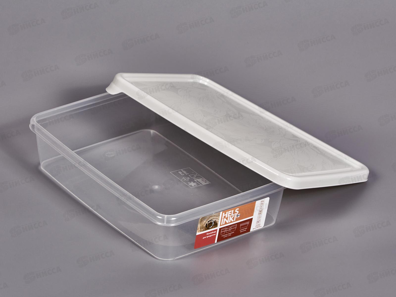 Контейнер для продуктов &quotHELSINKI&quot 0,9л прямоугольный РТ143511024 *26