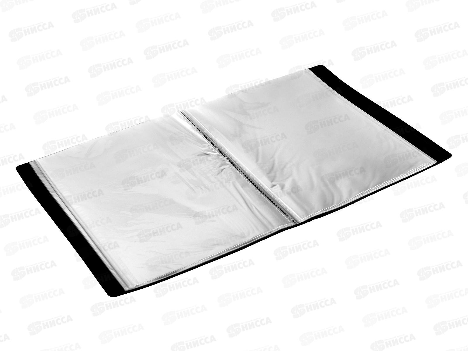 Папка с  мультифорами  60страниц Бюрократ, черная., 0,7мм 816949 *13/26