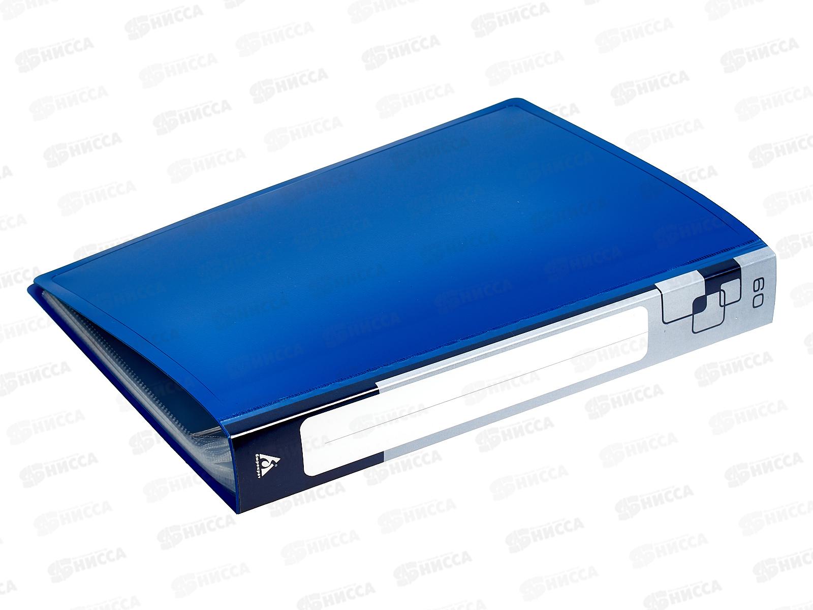 Папка с  мультифорами  60страниц Бюрократ, синяя., 0,7мм 816950 *13/26