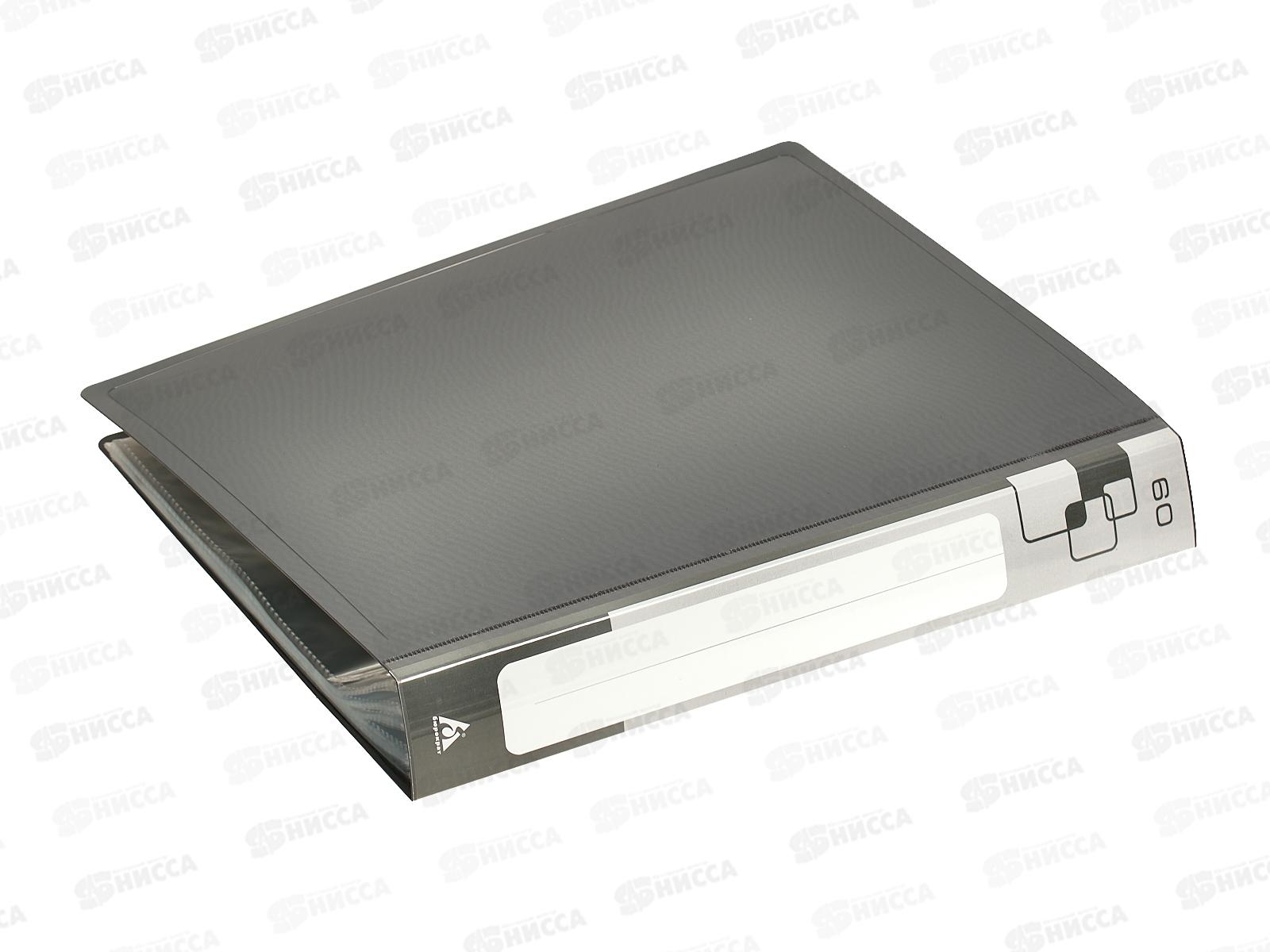 Папка с  мультифорами  60страниц Бюрократ, серая., 0,7мм 816951 *13/26