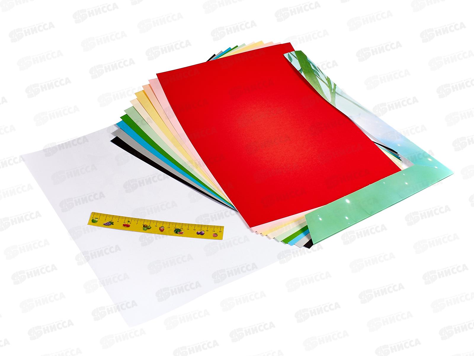 Цветной картон  ЛХ А3  10л  10цв Добрые сердца, ПК-1449  *7