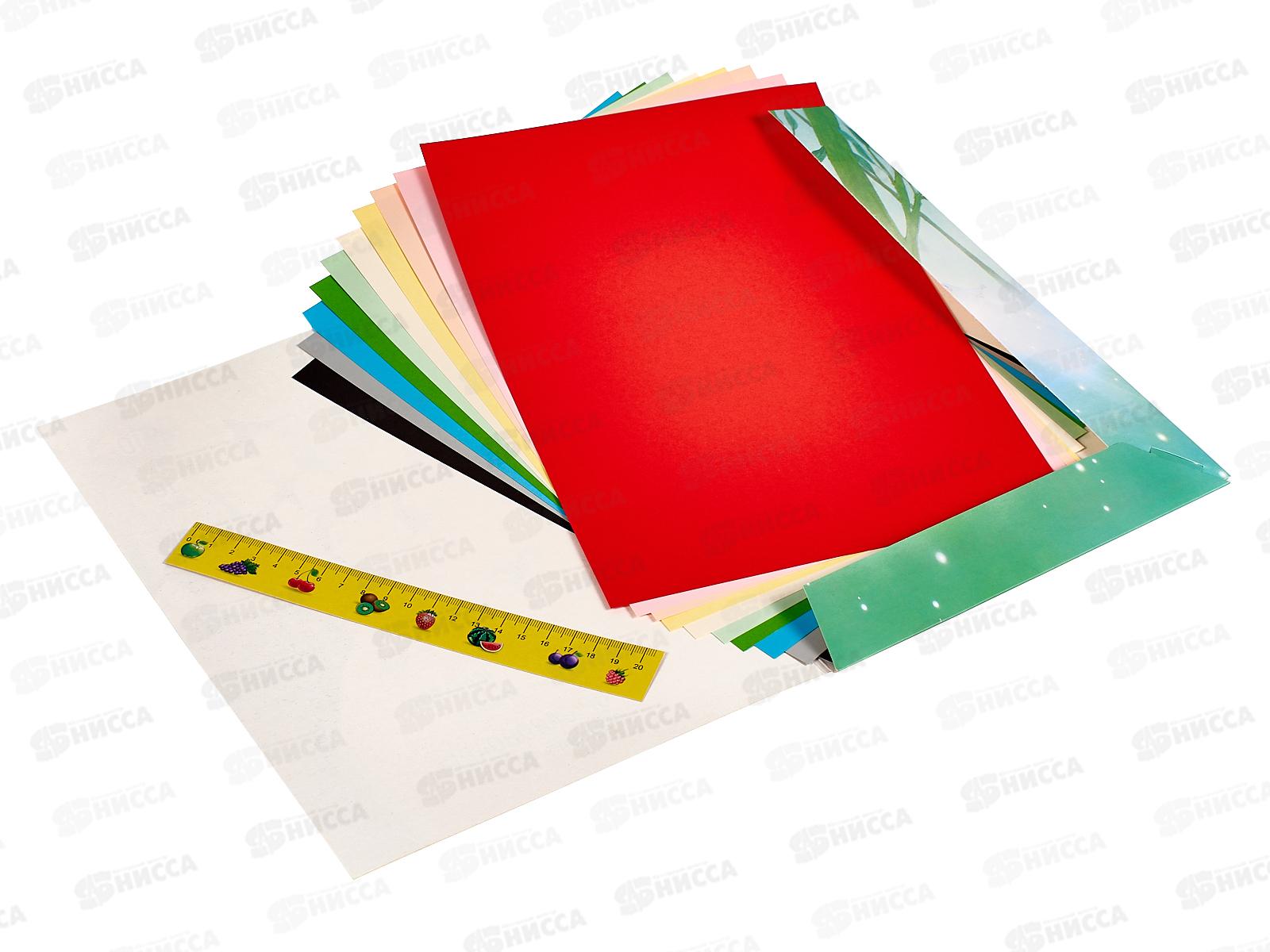 Цветной картон ЛХ А4  10л  10цв Добрые сердца, ПК-1425  *15