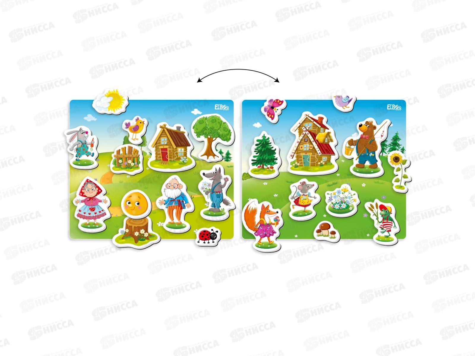 Набор тематических магнитов &quotТеремок и Колобок&quot ЕТ05-014