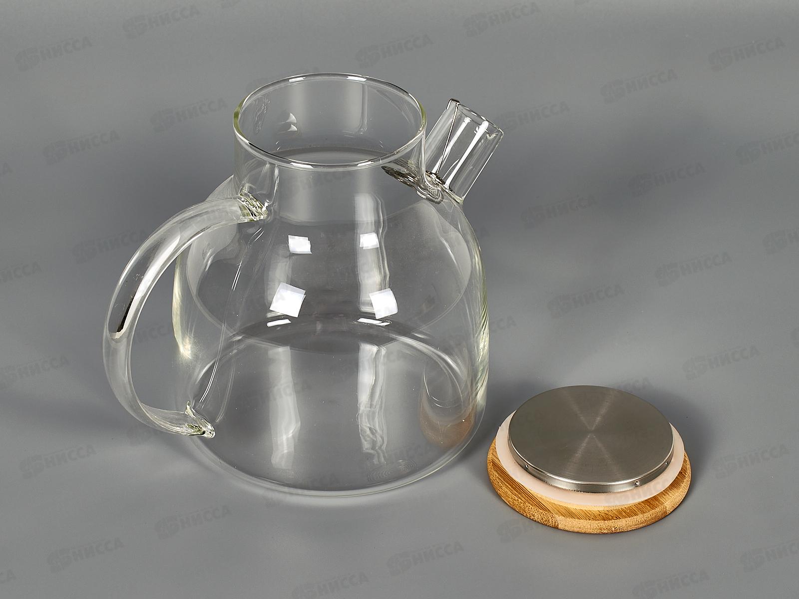 Чайник 1,5л заварочный термостойкое стекло МС201 AST-006-BH-1500G *48