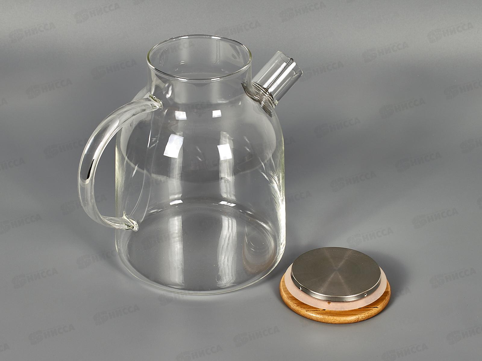 Чайник 1,8л заварочный термостойкое стекло МС201 AST-006-BH-1800G *36