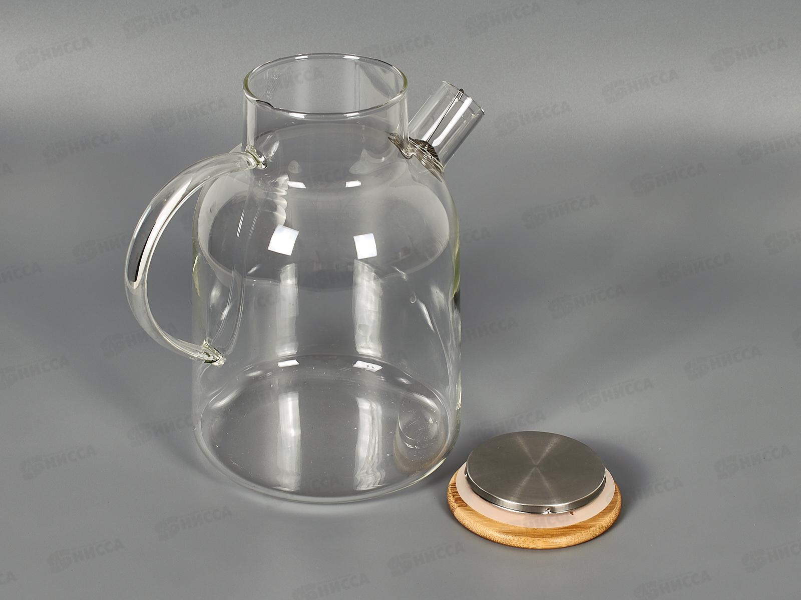 Чайник 2,0л заварочный термостойкое стекло МС201 AST-006-BH-2000G *36