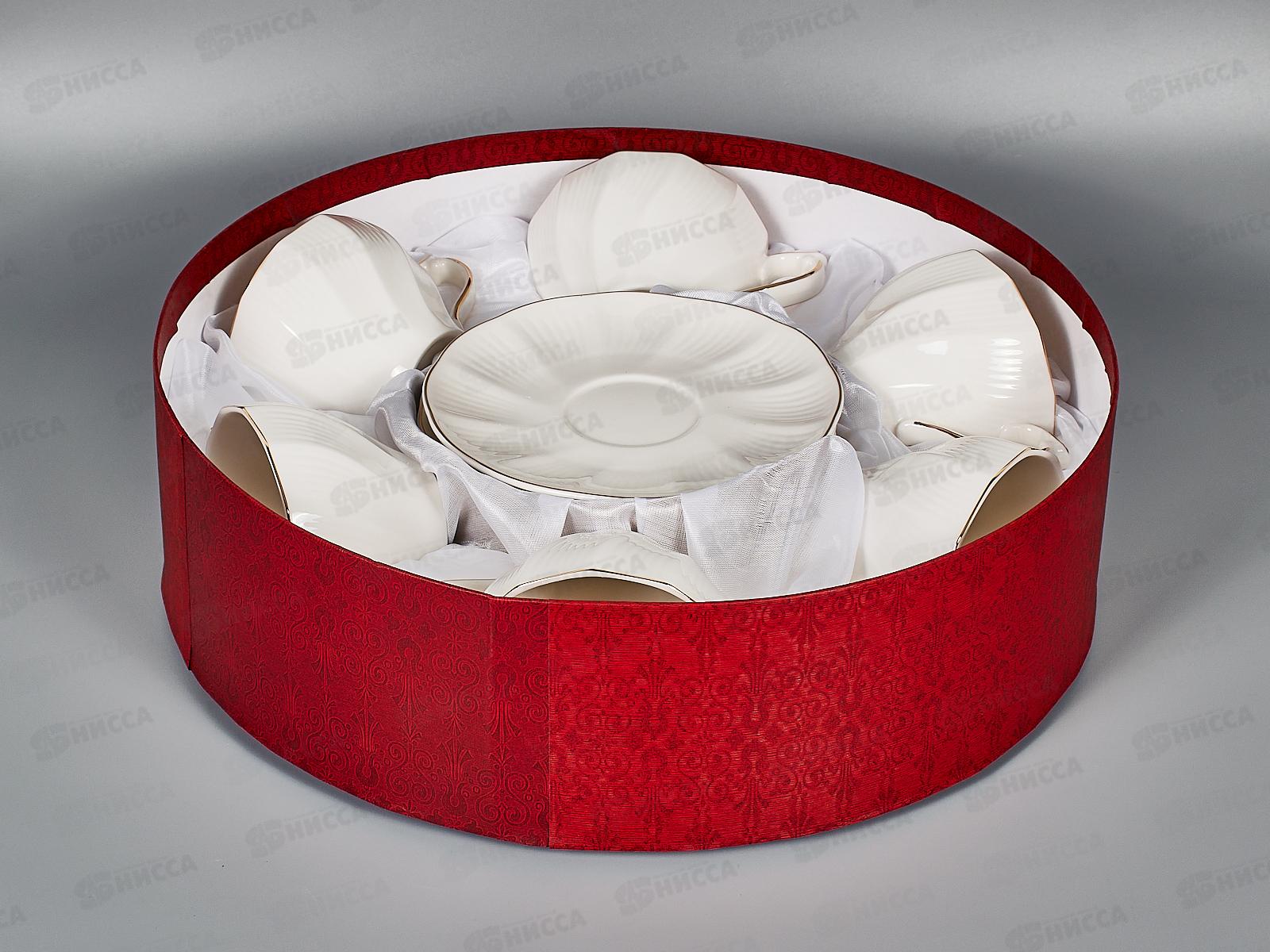 Набор чайный 12 предметов 812-0621 220мл круглая коробка *8