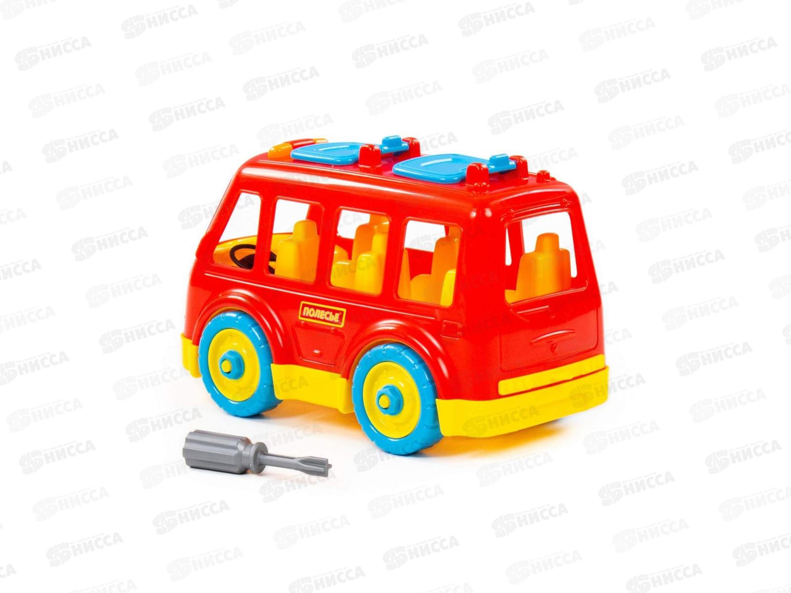 Конструктор-транспорт &quotАвтобус&quot (26 элементов), 71248 в сеточке   *8