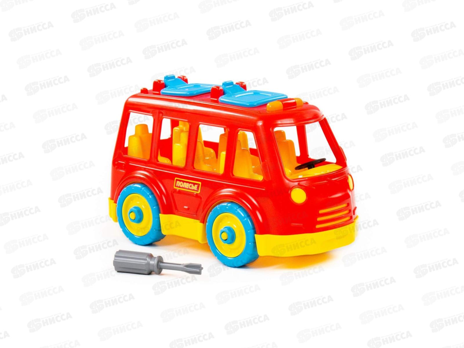 Конструктор-транспорт &quotАвтобус&quot (26 элементов), 71248 в сеточке   *8