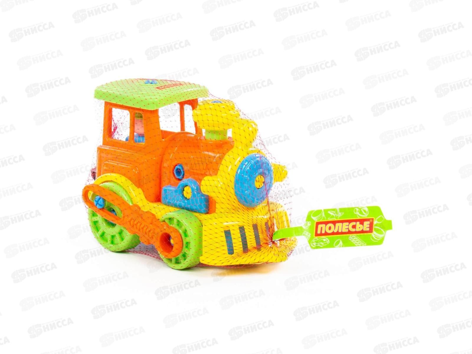 Конструктор-транспорт &quotПаровоз&quot (48 элементов), 71255 в сеточке   *9