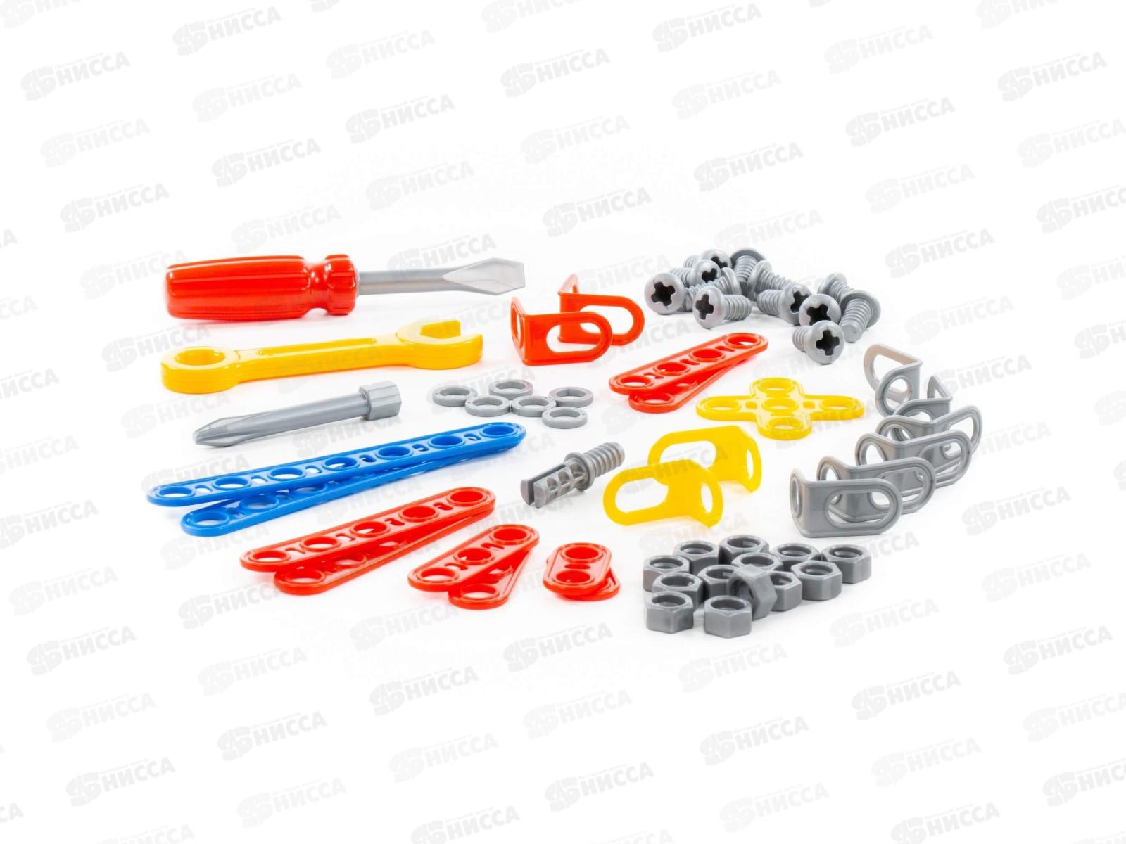 Конструктор &quotИзобретатель&quot 57 элементов 72962 в коробке