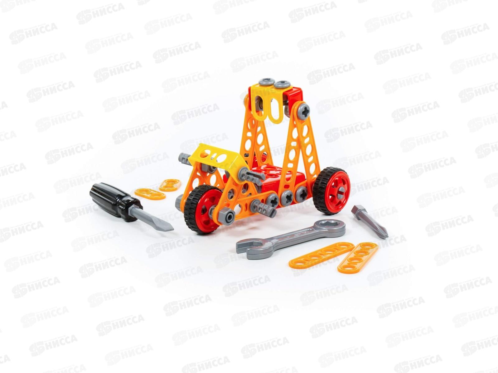 Конструктор &quotИзобретатель&quot-&quotТрицикл №2&quot (74 элемента) 73013 в пакете *12