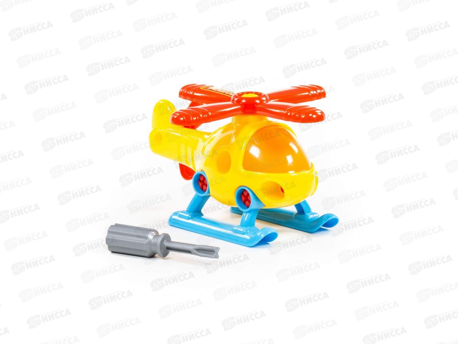 Конструктор-транспорт &quotВертолёт&quot (16 элементов), 76663 в сеточке  *28