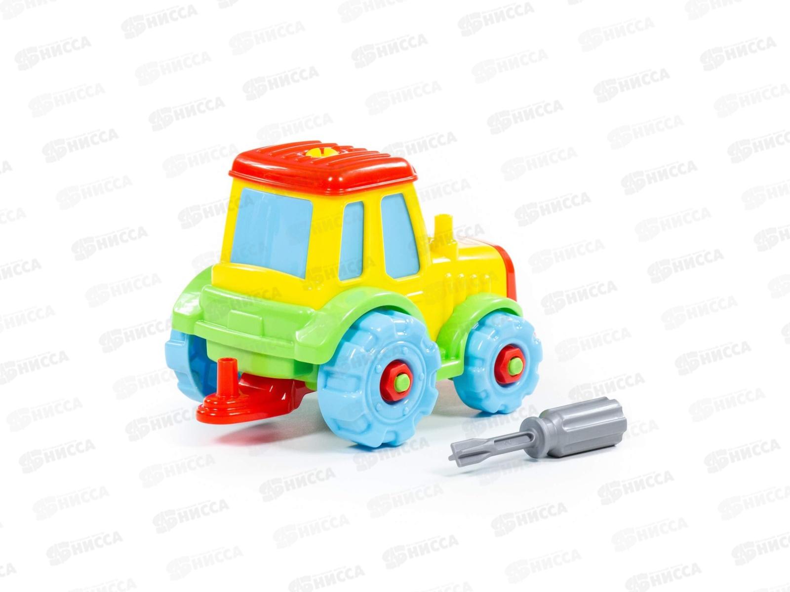 Конструктор-транспорт &quotТрактор&quot (20 элементов), 77769 в пакете *14