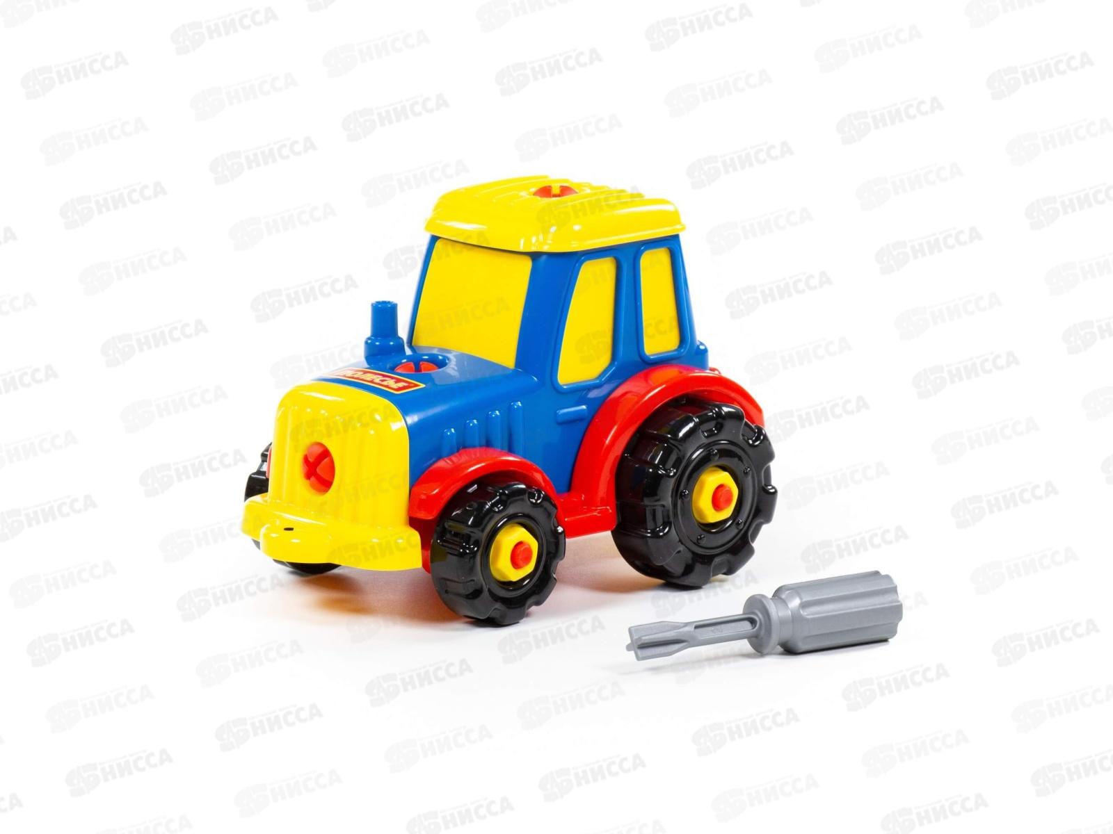 Конструктор-транспорт &quotТрактор&quot (20 элементов), 77769 в пакете *14