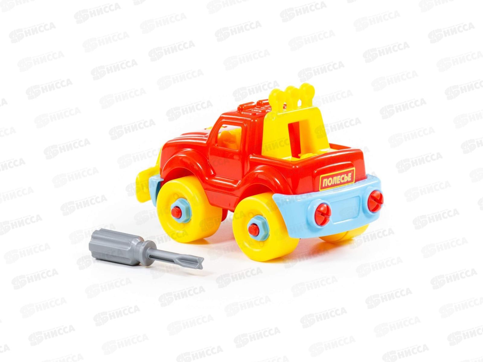 Конструктор-транспорт &quotДжип&quot (22 элемента), 78216 в пакете  *12