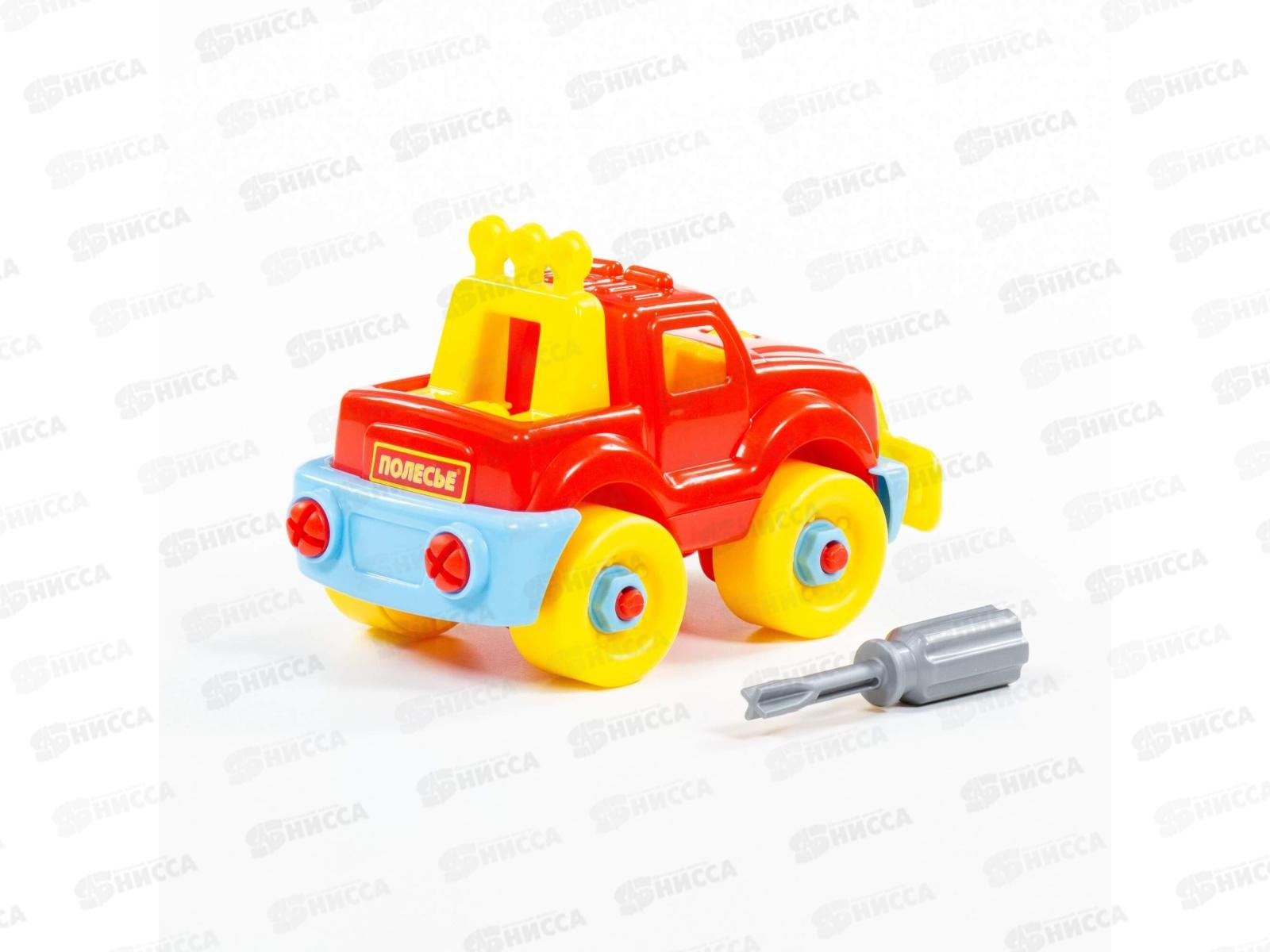 Конструктор-транспорт &quotДжип&quot (22 элемента), 78216 в пакете  *12