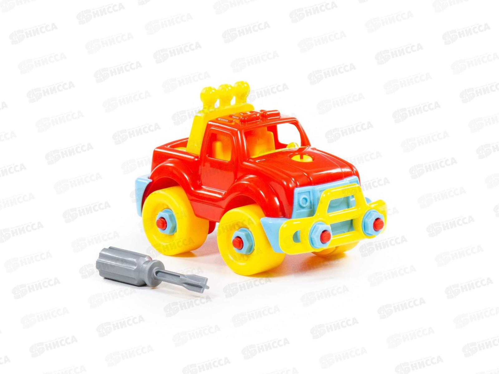 Конструктор-транспорт &quotДжип&quot (22 элемента), 78216 в пакете  *12