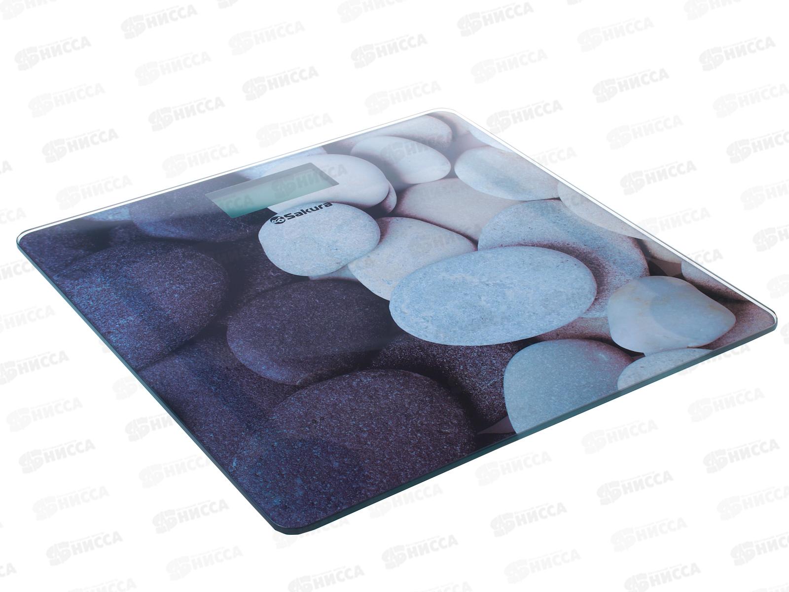 Весы напольные SA-5065ST ultraslim 150кг элек Камни