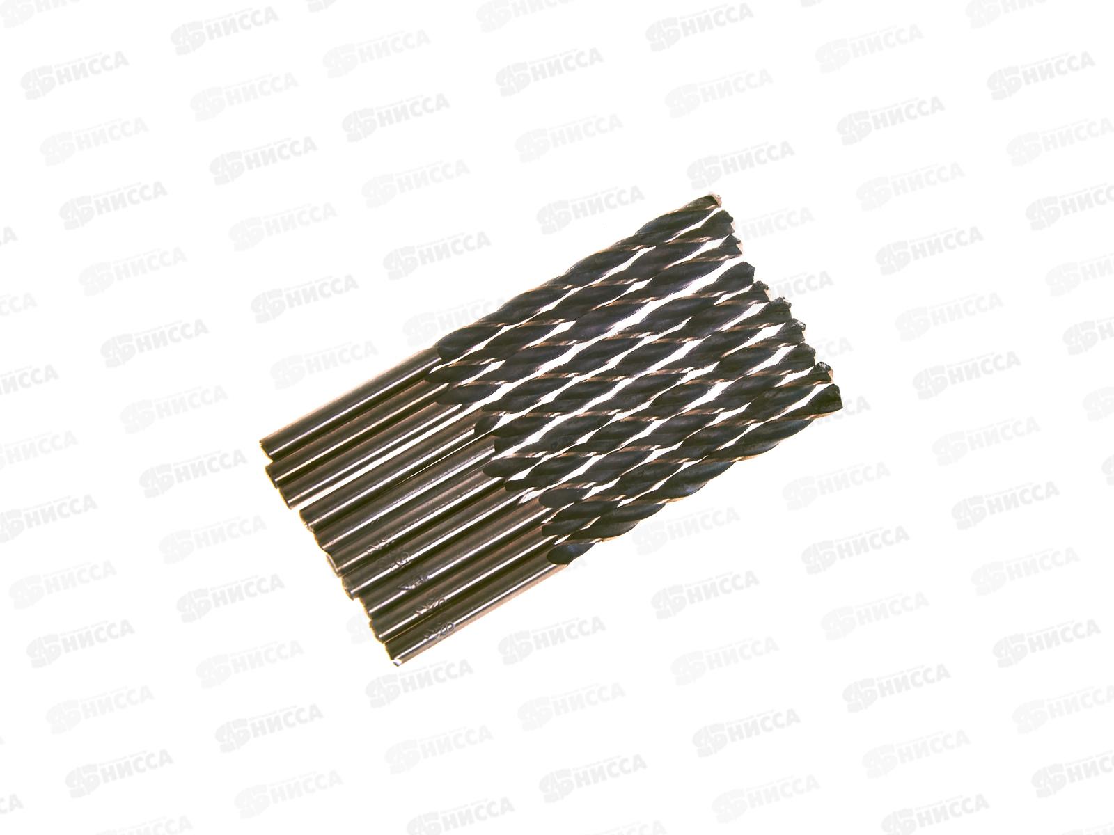 Сверло по металлу 4,2*75*43мм HSS 10шт DIN 338 Kranz KR-91-0616