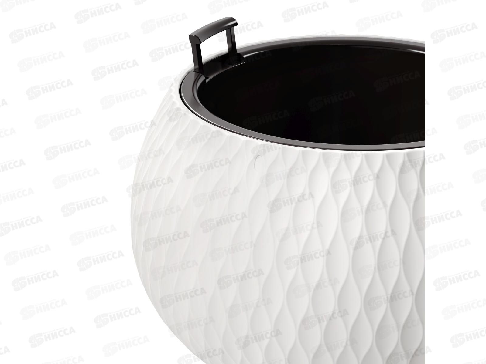 Кашпо Жемчужина 4л Белый М8722 *4