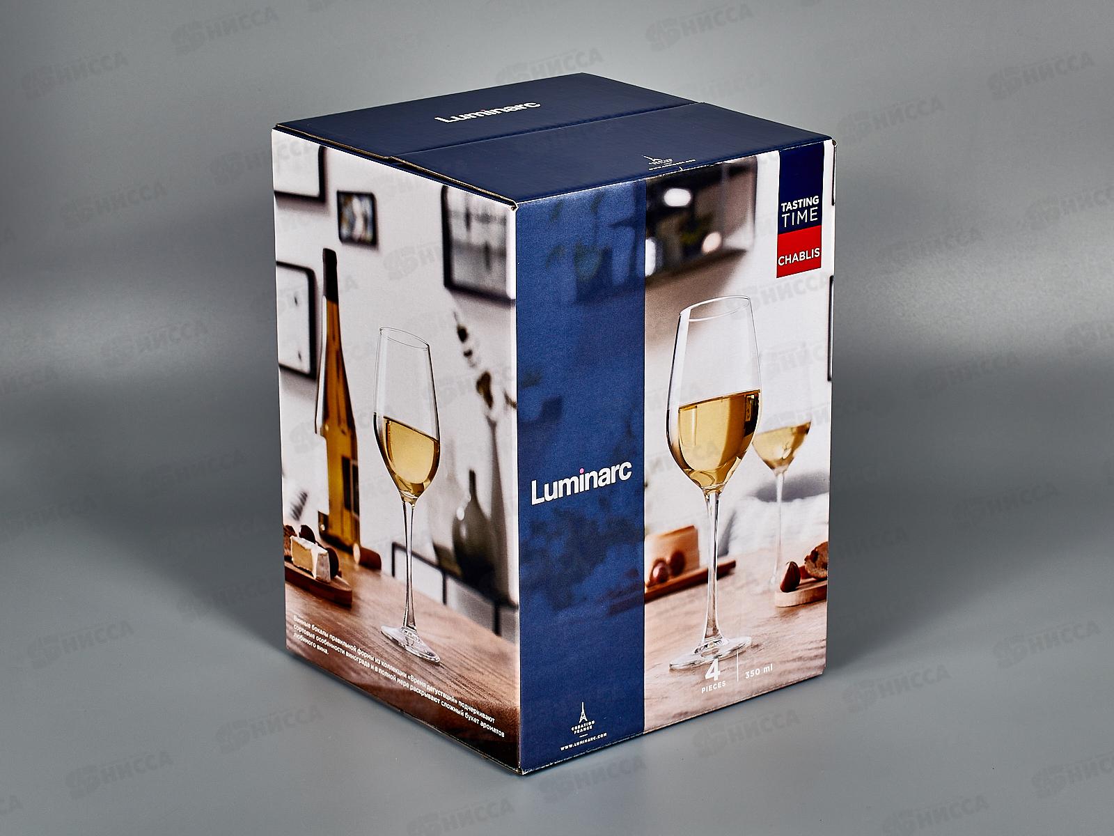 Набор бокалов Время дегустаций шабли 350мл 4шт P6817