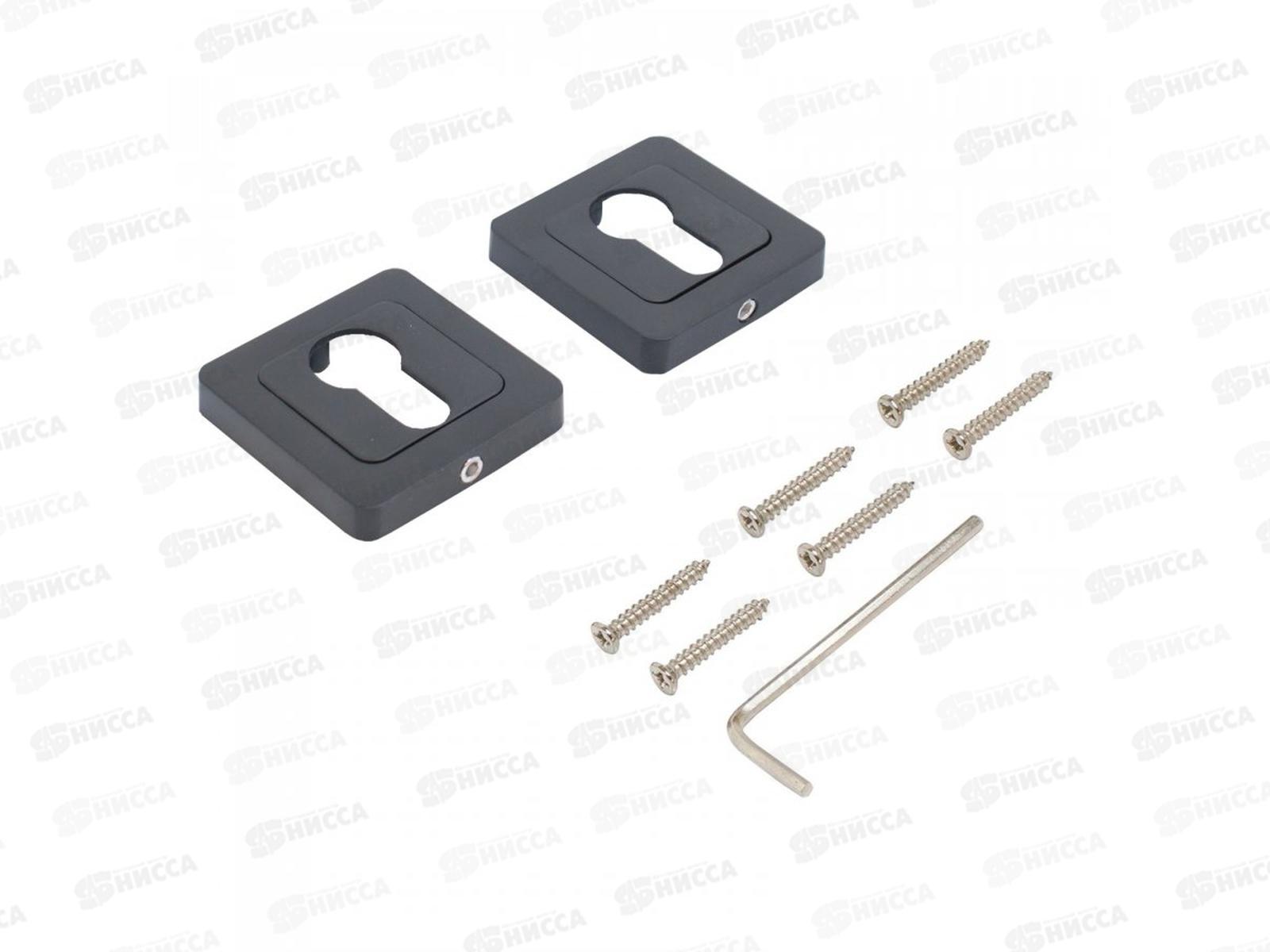 Накладка Алюр для цилиндрового механизма APT ET-S1 BL/BL421515 матовый черный 185